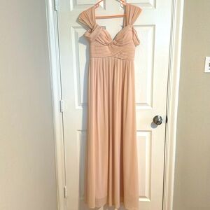 Lulu’s bridesmaid dress - cream pink - Medium
